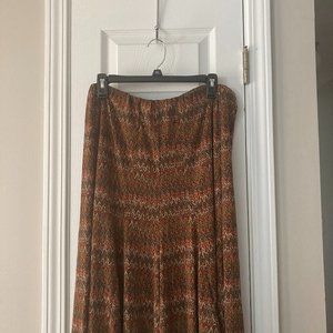 Skirt - Multi-Colored with Elastic Waist